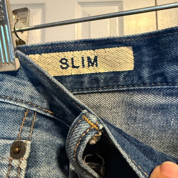 Men’s Gap Slim Jeans 33x32 - medium wash - Picture 7 of 8